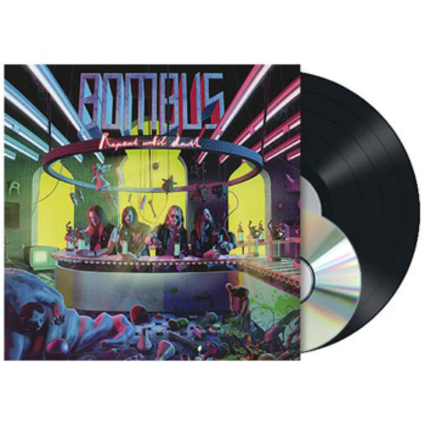 BOMBUS - Repeat until death & CD LP