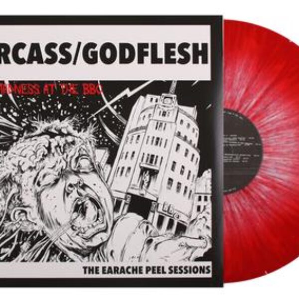 CARCASS / GODFLESH - Earache Peel Sessions - red white splatter vinyl LP