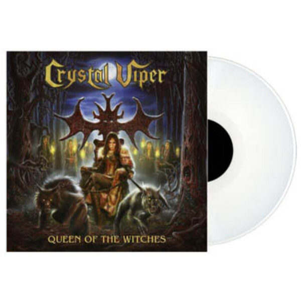 CRYSTAL VIPER - Queen of the witches white vinyl LP