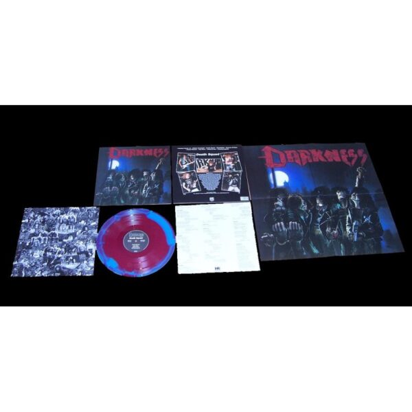 DARKNESS - Death squad - blue-red vinyl LP