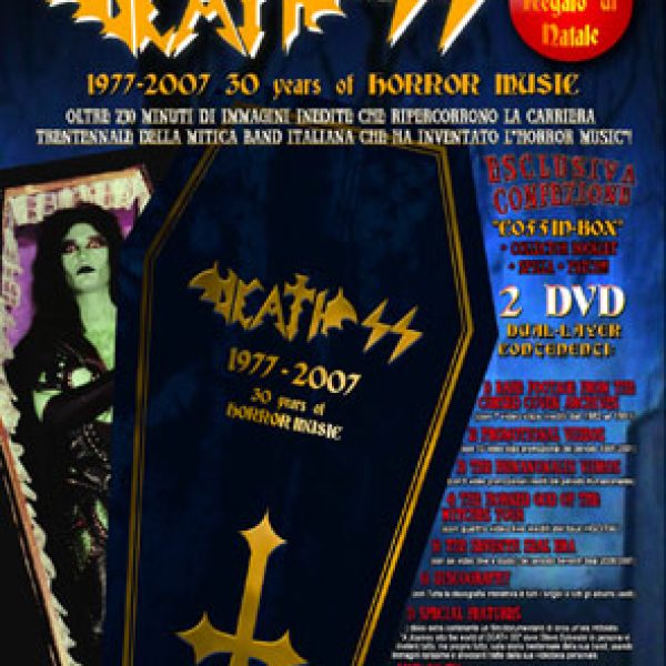 DEATH SS - 1977 - 2007 / 30 years of horror music - coffin 2-DVD