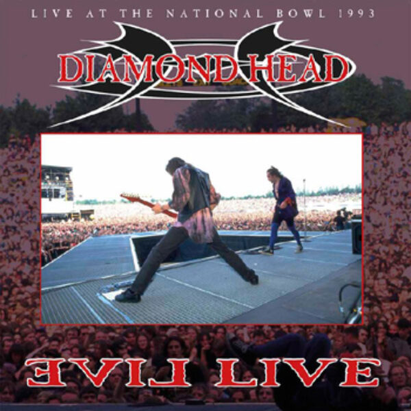 DIAMOND HEAD - Evil live - clear vinyl DLP