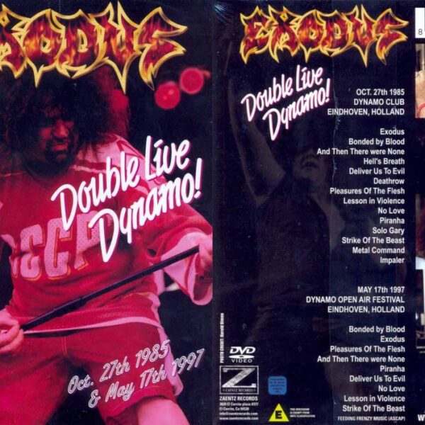 EXODUS - Double live Dynamo 1985 & 1997 DVD