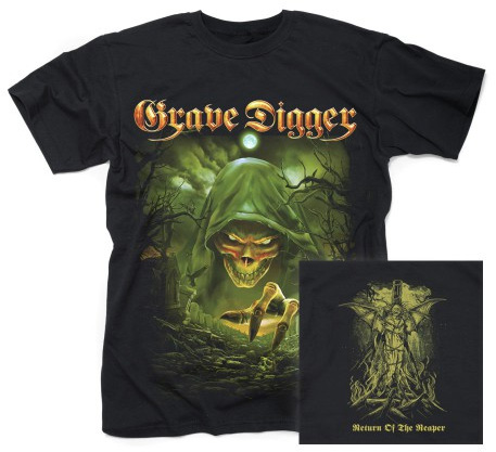 GRAVE DIGGER - Return of the reaper - size L      T-Shirt - 100 % Baumwolle