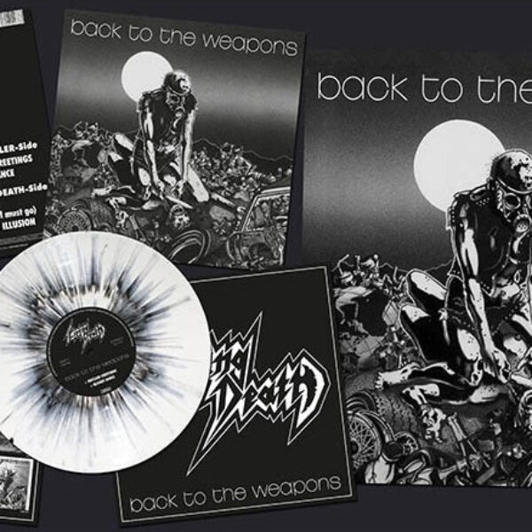 LIVING DEATH - Back to the weapons - white splatter vinyl MLP