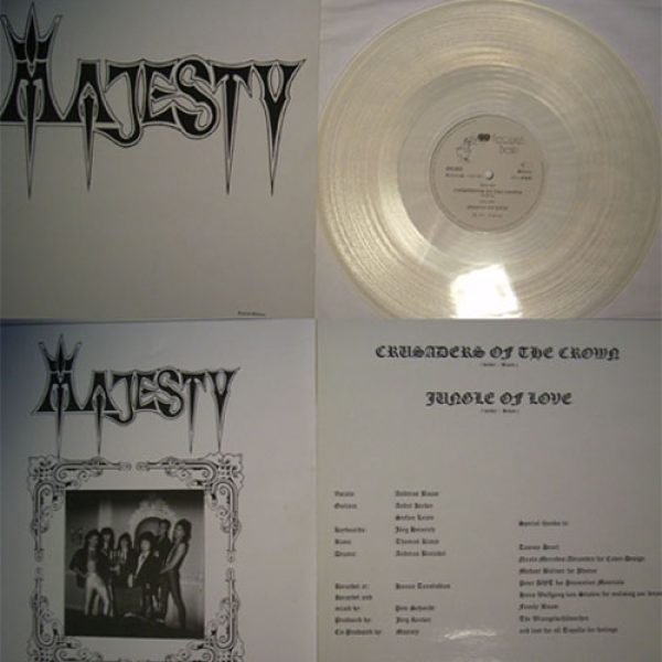 MAJESTY - Crusaders of the crown - clear vinyl MLP