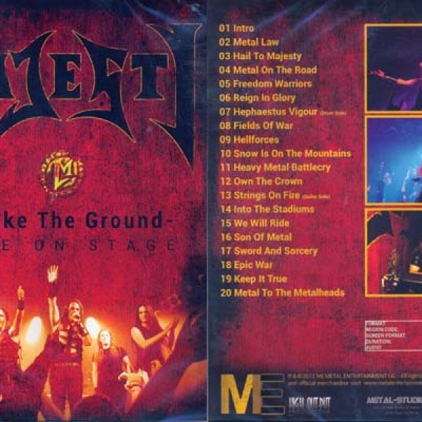 MAJESTY - Shake the ground DVD