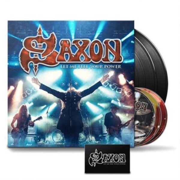 SAXON - Let me feel your power & 2 DVDs & Bluray - limited version DLP