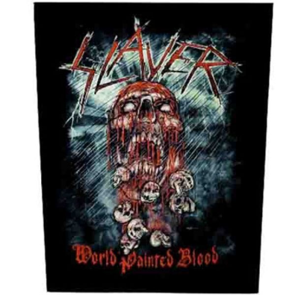 SLAYER - World painted blood R&uuml;ckenaufn&auml;her