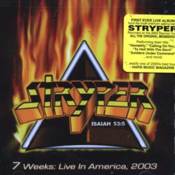 STRYPER - 7 weeks live in America CD