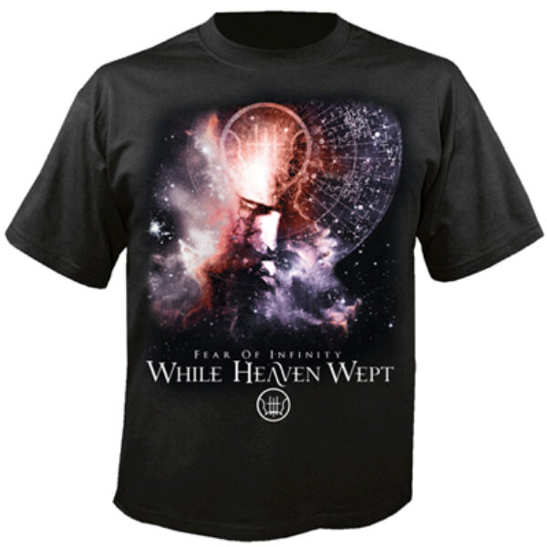 WHILE HEAVEN WEPT - Fear of infinity tour 2011 - size L T-Shirt - 100 % Baumwolle