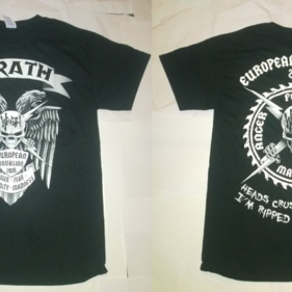 WRATH - European invasion 2015 - size M, L or XL T-Shirt - 100 % Baumwolle
